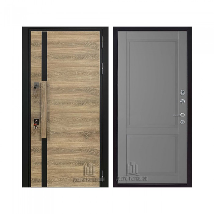 Уличная Royal Nord (Роял Норд) Термо (Ширина 887 мм), цвет Дуб, панель - Нова цвет Антрацит