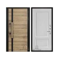 Уличная Royal Nord (Роял Норд) Термо (Ширина 887 мм), цвет Дуб, панель - Лана цвет Белый снег soft