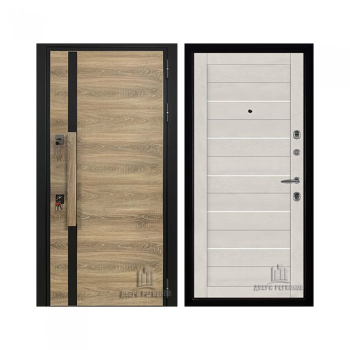 Уличная Royal Nord (Роял Норд) Термо (Ширина 887 мм), цвет Дуб, панель - light 2127 цвет Бьянка soft