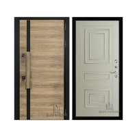 Уличная Royal Nord (Роял Норд) Термо (Ширина 887 мм), цвет Дуб, панель - 62001 цвет Светло-серый Серена