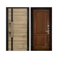 Уличная Royal Nord (Роял Норд) Термо (Ширина 887 мм), цвет Дуб, панель - Фоборг цвет Античный орех