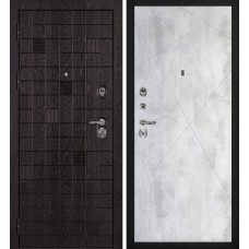 Дверь Нона-36/PR- 103 Горький шоколад / Бетон светлый