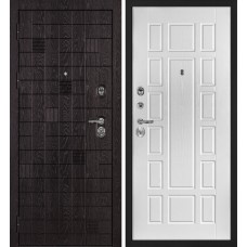 Дверь Нона-36/PR- 124 Горький шоколад / Белый ясень