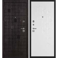 Дверь Нона-36/PR- 126 Горький шоколад / Белый