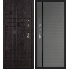 Дверь Нона-36/PR- 173 Горький шоколад / Серый