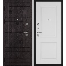 Дверь Нона-36/PR- 180 Горький шоколад / Белый