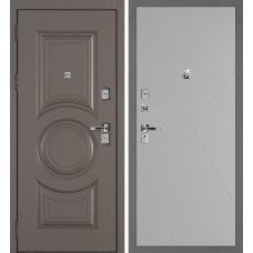 Дверь Плаза-177/PR-103 Коричнево-серый / Агат
