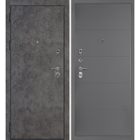 Дверь Тетра-126/PR-35 Бетон темный / Серый