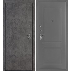Дверь Тетра-126/PR-167 Бетон темный / Серый