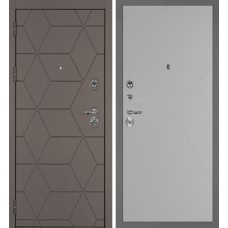 Дверь Тетра-181/PR-103 Коричнево-серый / Агат