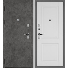 Дверь Урбан-127/PR-180 Бетон темный / Белый