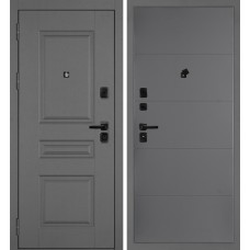 Дверь Октава-150/PR-35 Серый / Серый