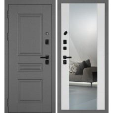 Дверь Октава-150/PR-71 Z Серый / Белый