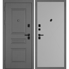 Дверь Октава-150/PR-103 Серый / Агат
