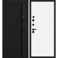 Галактика-173/INVISIBLE Черный мягкая шагрень / Белый грунт