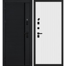 Галактика-173/PR-197 Черный мягкая шагрень / Белый