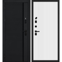 Галактика-173/PR-216 Черный мягкая шагрень / Белый