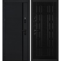 Галактика-173/PR- 124 Черный мягкая шагрень / Венге