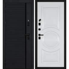 Галактика-173/PR- 177 Черный мягкая шагрень / Белый