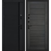 Галактика-173/ТЕХНО-708 Черный мягкая шагрень / Грей