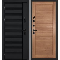 Галактика-173/ТЕХНО-708 Черный мягкая шагрень / Миндаль