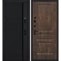 Галактика-173/Версаль-2 Черный мягкая шагрень / Дуб корица