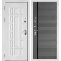 Квадро-124/PR- 173 Белый дуб фактурный / Серый