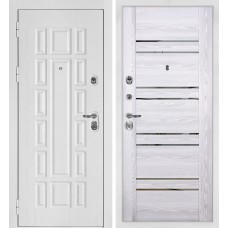 Квадро-124/PSK-1 Белый дуб фактурный / Ривьера айс