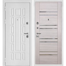 Квадро-124/PSK-1 Белый дуб фактурный / Ривьера крем