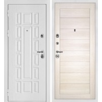 Квадро-124/Техно-708 Белый дуб фактурный / Сандал бежевый