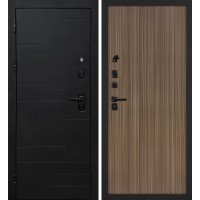 Лабиринт-201/Гладкая Черный мягкая шагрень / Эвкалипт испанский