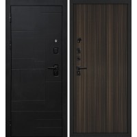 Лабиринт-201/Гладкая Черный мягкая шагрень / Эвкалипт африканский