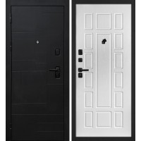 Лабиринт-201/PR-124 Черный мягкая шагрень / белый ясень