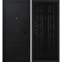 Лабиринт-201/PR-124 Черный мягкая шагрень / Венге