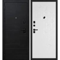 Лабиринт-201/PR-126 Черный мягкая шагрень / Белый