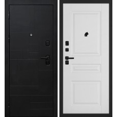 Лабиринт-201/PR-150 Черный мягкая шагрень / Белый