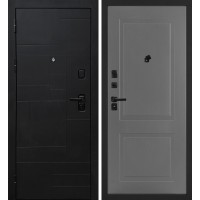 Лабиринт-201/PR-167 Черный мягкая шагрень / Серый