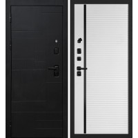 Лабиринт-201/PR-173 Черный мягкая шагрень / Белый