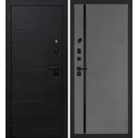 Лабиринт-201/PR-173 Черный мягкая шагрень / Серый