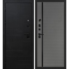 Лабиринт-201/PR-173 Черный мягкая шагрень / Серый