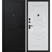 Лабиринт-201/PR-177 Черный мягкая шагрень / Белый