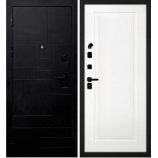 Лабиринт-201/Смальта-Лайн 06 Черный мягкая шагрень / Белый ral 9003