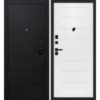 Лабиринт-201/ТЕХНО-708 Черный мягкая шагрень / Белоснежный