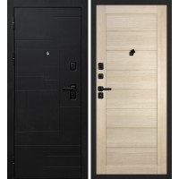 Лабиринт-201/ТЕХНО-708 Черный мягкая шагрень / Капучино