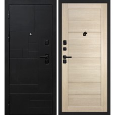 Лабиринт-201/ТЕХНО-708 Черный мягкая шагрень / Капучино