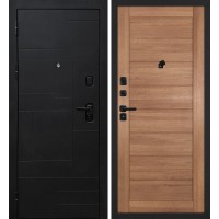 Лабиринт-201/ТЕХНО-708 Черный мягкая шагрень / Миндаль