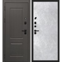 Линэя-214/Гладкая Коричнево-серый / Серый бетон