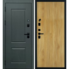 Линэя-214/Гладкая Коричнево-серый / Дуб золотистый