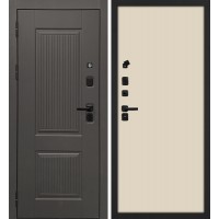 Линэя-214/Гладкая Коричнево-серый / Бежевый матовый