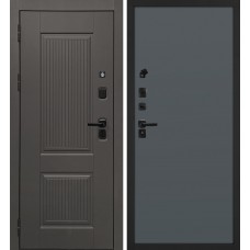 Линэя-214/Гладкая Коричнево-серый / Графит матовый